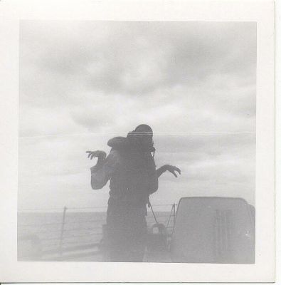 Joe Butler acting silly for the camera
