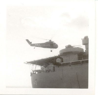 Here is a series  of six photos taken from the Semmes as she steams past the 
USS Enterprise CVN-65 as she takes on diesel from the USS Neosho AO-143.   
We were all in a rush to get somewhere.    
The Big E was in Cuban waters 24-Oct-1962 to 3-Dec-1962.  The Neosho was 
in Cuban waters 24-Oct-1962 to 22-Nov-1962.

