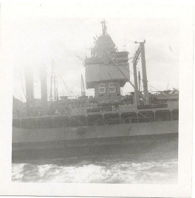 Here is a series  of six photos taken from the Semmes as she steams past the 
USS Enterprise CVN-65 as she takes on diesel from the USS Neosho AO-143.   
We were all in a rush to get somewhere.    
The Big E was in Cuban waters 24-Oct-1962 to 3-Dec-1962.  The Neosho was 
in Cuban waters 24-Oct-1962 to 22-Nov-1962.

