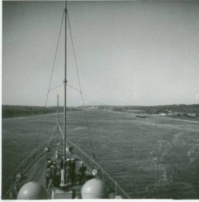 Semmes passing through the canal at Cape Cod.
   
