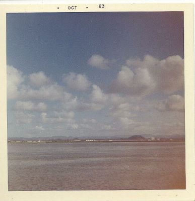 There are so many pictures of the memorable liberty in Santo Domingo because 
of the shortage of American Currency.  Warren Basford and I were so broke that
 we wound up trading personal effects (camera, cigarettes etc) for rum and 
the pleasure of some young ladies? company.  I didn't want to lose the 
pictures on the roll so I shot everything in site just to use them up.
