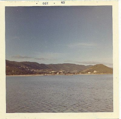 A series of pictures entering the anchorage at St. Thomas
