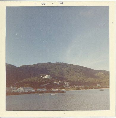 A series of pictures entering the anchorage at St. Thomas
