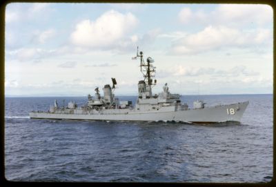 Taken from Tattnall DDG-19, by Lt. Fred Smith, December 1964 in Med.
