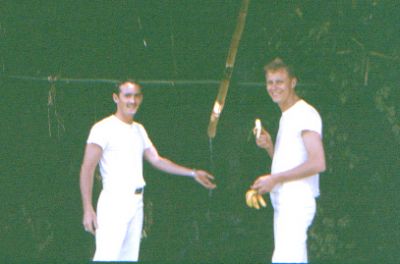 Me and "Houdini" with his finger bananas.  

 Alex
