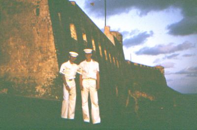 Me and "Houdini" at the old fort entrance to San Juan.  

 Alex
