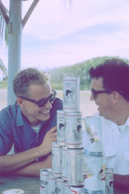 I believe it's Elvis on the right.

