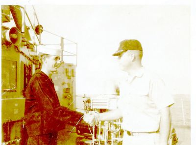 michael mcdonald, capt. fisher......mac getting promoted to third class
