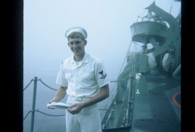 Rob Shotwell, throwing hat over on last cruse.
