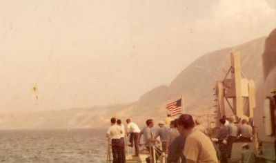 Kite flying contest Med cruise 71/72
