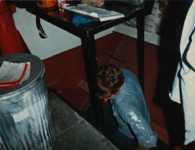 Cleaning out the Bilges of #2 Engineroom
