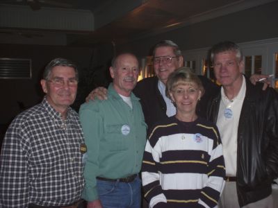 Left to right: Bob Mitchel, Arlen Alexander, Ronnie Ashley, Val Ringate, 
John Jones
