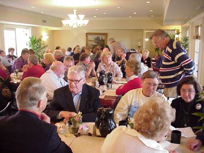 Bob Welander, Jack and Judy Cistriano
Back to Camera: Tom and Barbara Boise
Standing in Background: Tom Ringate
