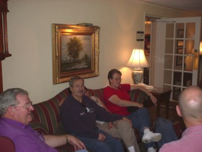 Clint Allen, Juan Juaregui Nancy Bishop, Bruno Bishop (shiny head)
