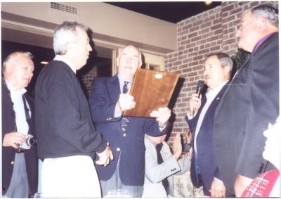 Thank you award presented to Tom Camann, Horst Wichek, Tom Camann, 
Dick Alexander, Juan Juaregui, Clint Allen
