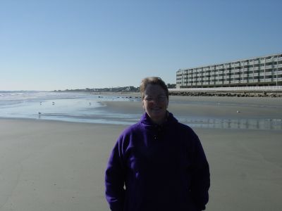 Nancy Bishop at Folly Beach

