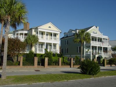 Homes along the Battery in Charleston, SC
