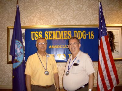 Tom Ringate, Keith Cottrell, retired chief.
