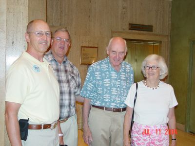 Eric Bishop, Clint Allen, Captain A and his XO, Hope.
