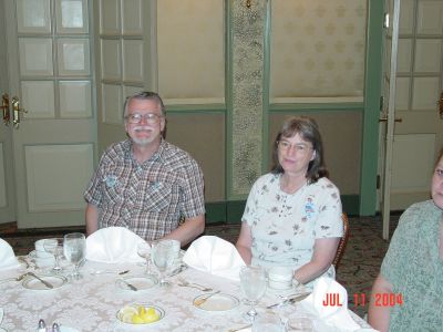 Dean and Judy Slone at the Jazz Brunch.
