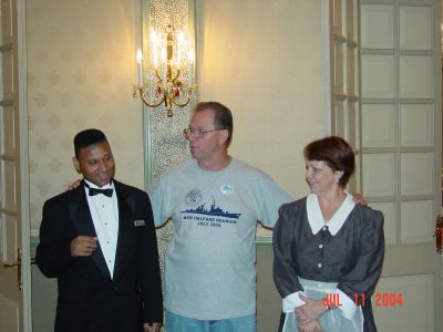 Charlie Layus introducing our servers at the Jazz Brunch.
