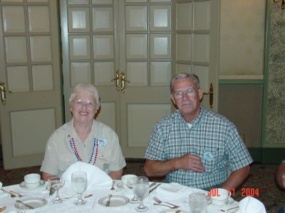 Carolyn and Nick Meistrell at the Jazz Brunch.
