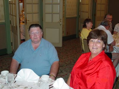 Charles and Toni Stephens at the Jazz Brunch.
