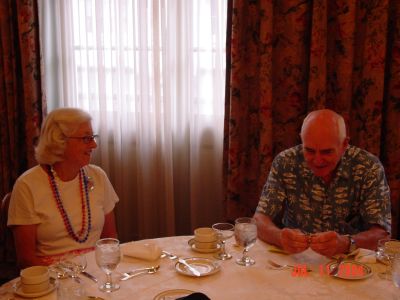 Hope and Richard Alexander at the Jazz Brunch.
