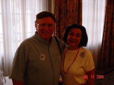 Jack and Judy Cistriano at the Jazz Brunch.
