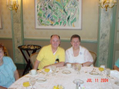 Steve and Dot Weber at the Jazz Brunch.
