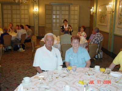 John and Mary Quigley, friends of the Webers at the Jazz Brunch.
