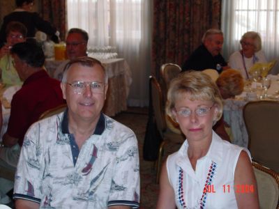 Tom and Valerie Ringate at the Jazz Brunch.

