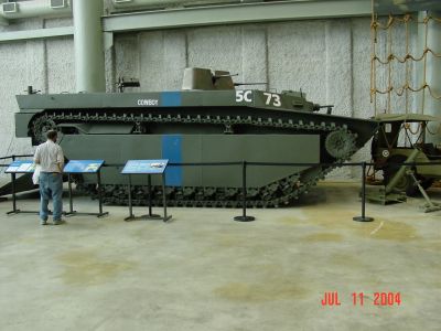 WWII Landing Craft in D-Day Museum.
