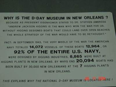 History of the Higgins Landing Craft.
