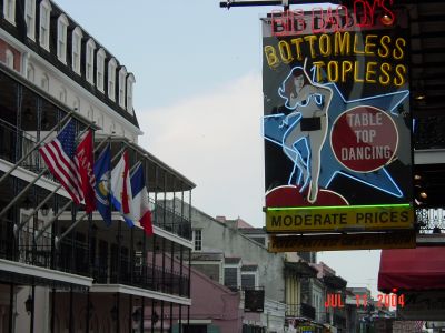 Some "other XXX rated" entertainment along Bourbon Street.  NO Semmes 
sailors went there............
