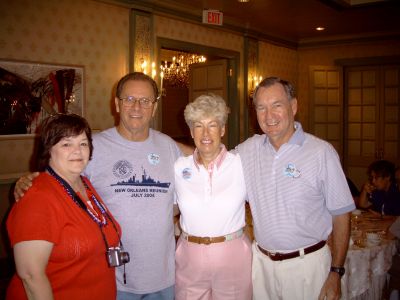 Karen and Charlie Layus with Tracy and Ted McCourtney.
