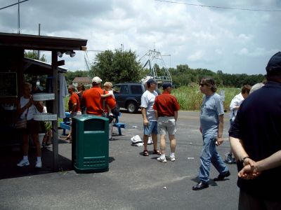 Swamp tour office and waiting area.
