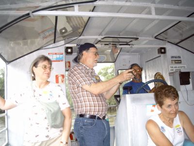 Judi and Dean Slone..."no Dean your not sneaking that off this boat and 
taking it home".
