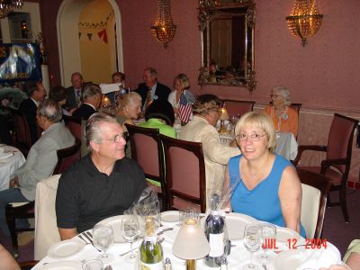 Joe Miele and Angela Defalco at the Banquet.

