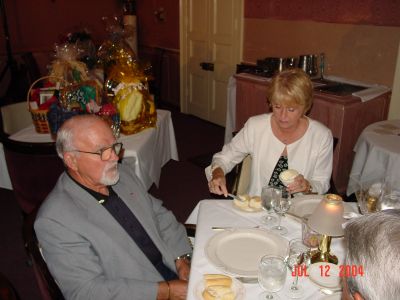 Bob Hill and Maureen Oge at the Banquet.
