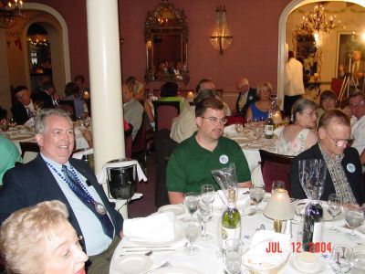 Joyce Nunmaker, Keith and Brian Cottrell and Glenn Geick at the Banquet.
