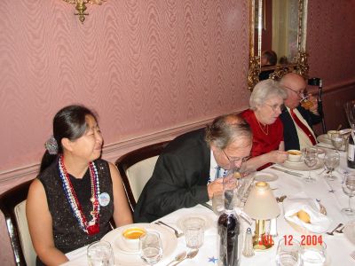 Julie and Roger Dahl, and Judy and Rick Schroeder at the Banquet.
