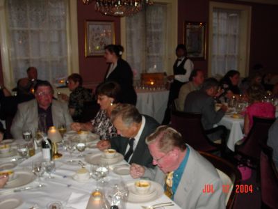 The Stephens, Joe Burton and his brother, Sterling at the Banquet.
