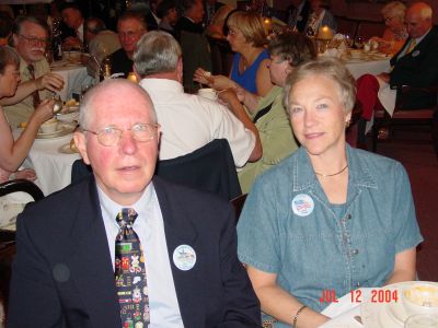 Don and Betty Sazama at the Banquet.
