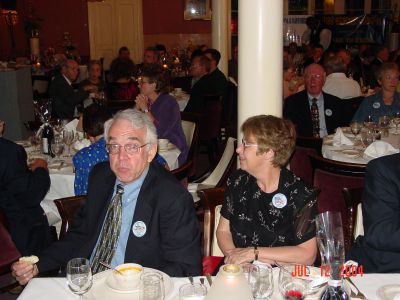 Augie and Lin Greidanus at the Banquet.
