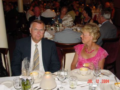 Tom and Val Ringate at the Banquet.
