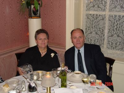 Dot and Steve Weber at the Banquet.
