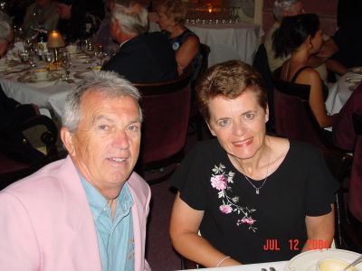 Tom and Marty Camann at the Banquet.
