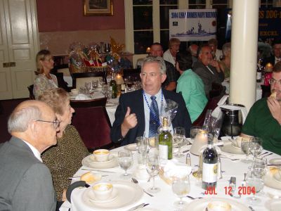 Jim Ferguson, Joyce Nunmaker and Cottrells at the Banquet.
