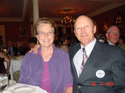 Eric and Nancy Bishop at the Banquet.
